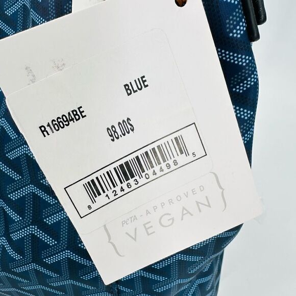 Seven Days Lifestyle & Dreams Vegan Leather BLUE Tote Large Handbag Pockets! NWT - Picture 6 of 16